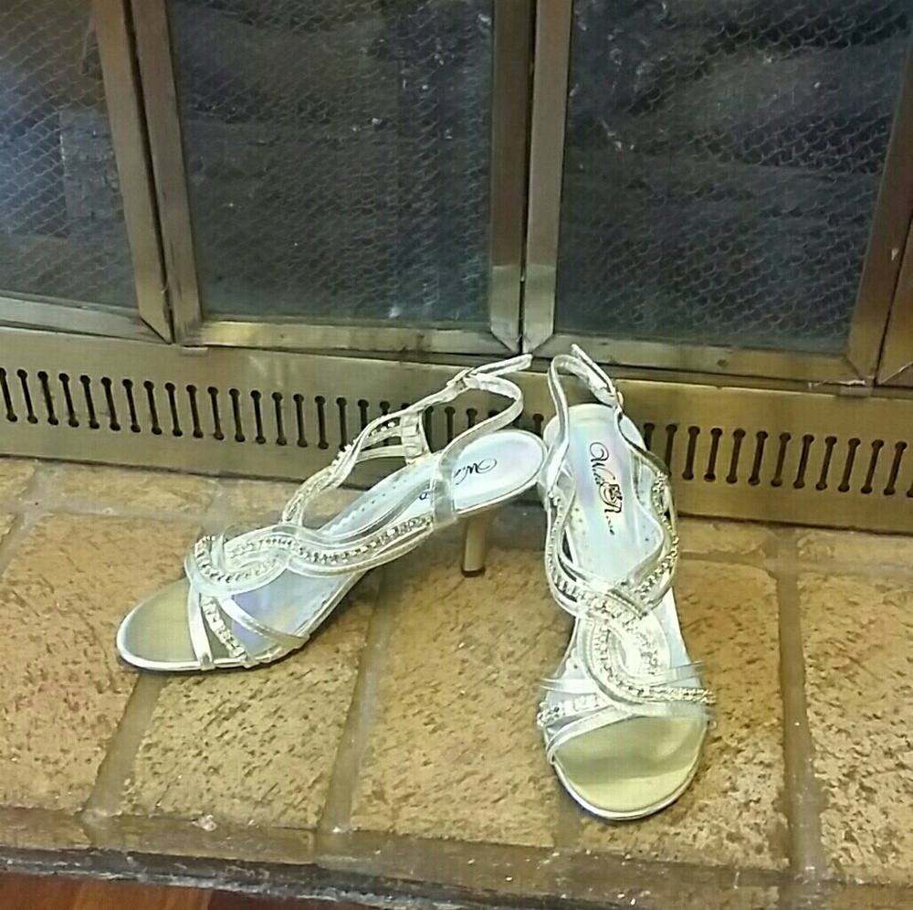 Wild Rose light Gold heels